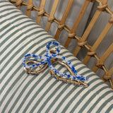 Jumbo Bow Claw Clip | Blue