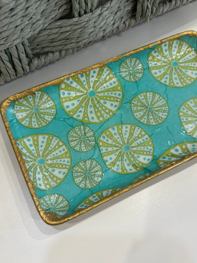 Small Rectangle Trays | Green Sea