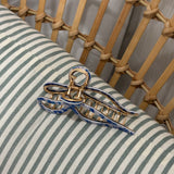 Jumbo Bow Claw Clip | Blue