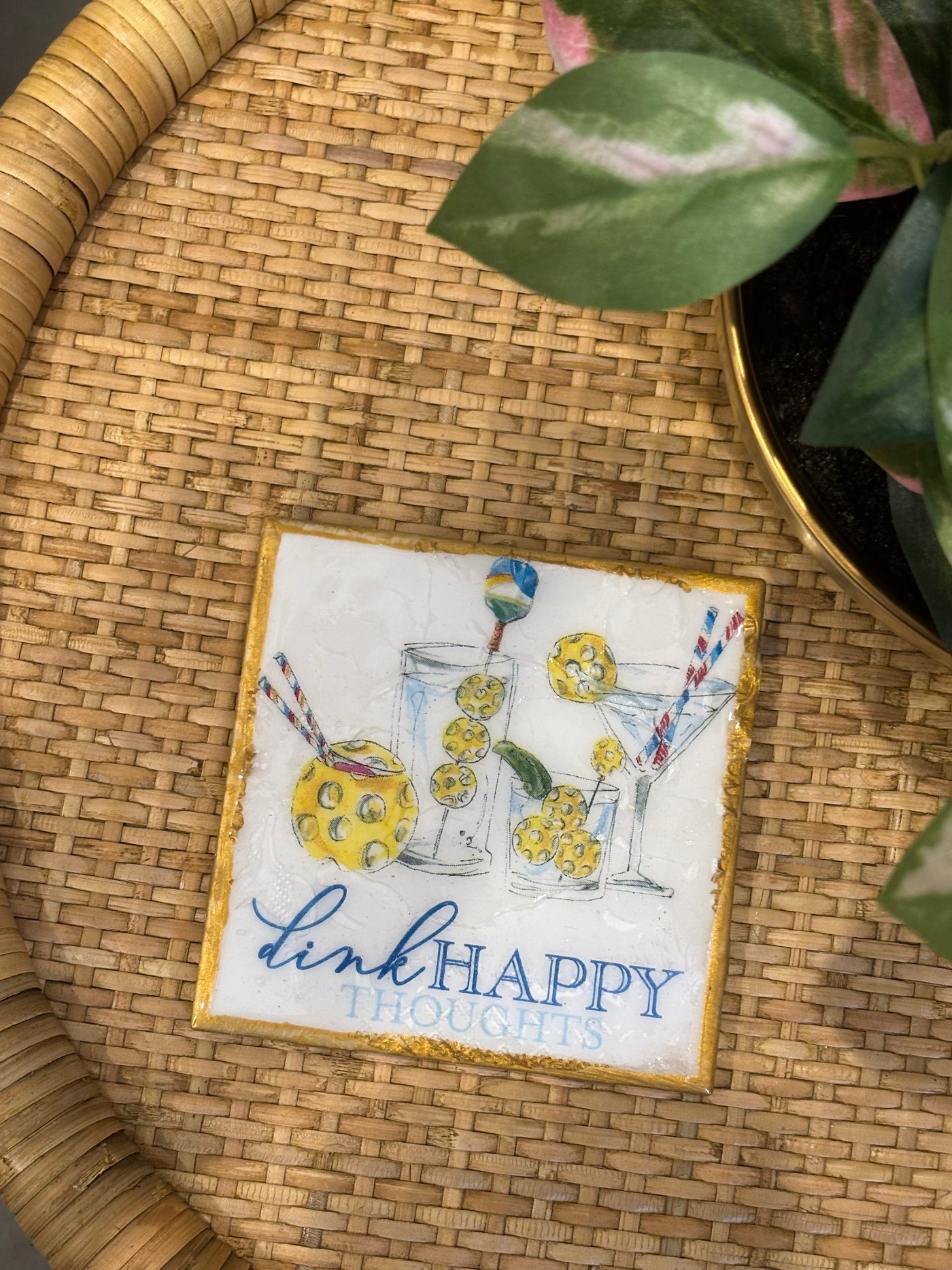 Gold Coaster | Dink Happy Thoughts