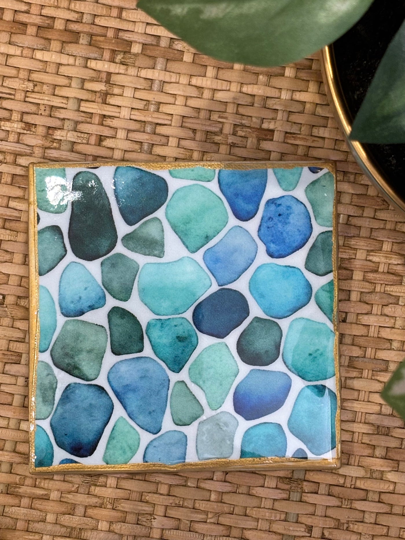 Gold Coaster | Sea Glass