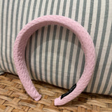 Solid Puffed Headband | Pink