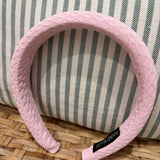 Solid Puffed Headband | Pink