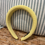 Solid Puffed Headband | Yellow