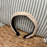 Knitted Twist Headband | Off White