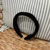Knitted Twist Headband | Black