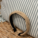 Knitted Twist Headband | Tan