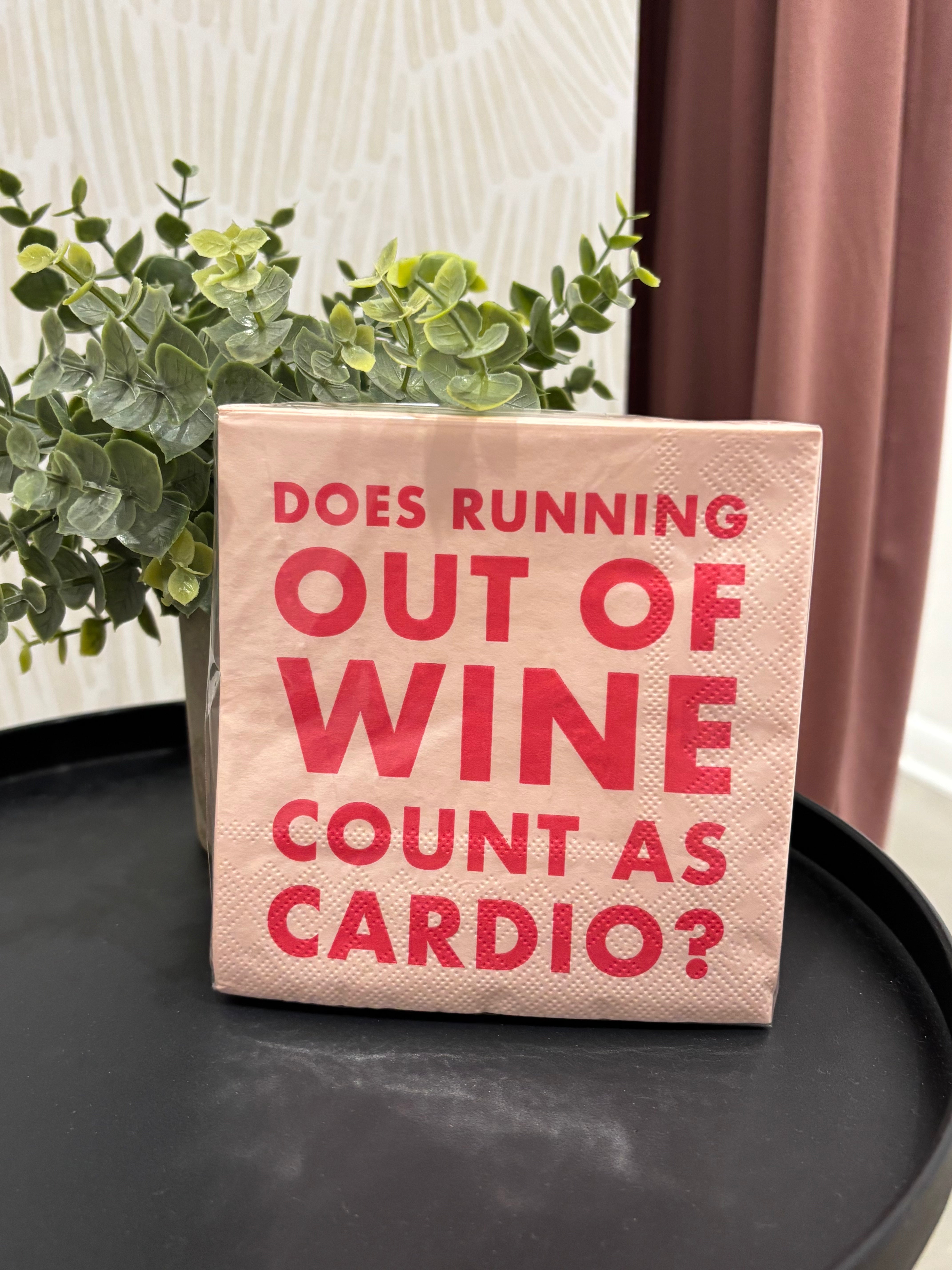 Cocktail Napkins | Count As Cardio