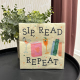 Cocktail Napkins | Sip, Read, Repeat