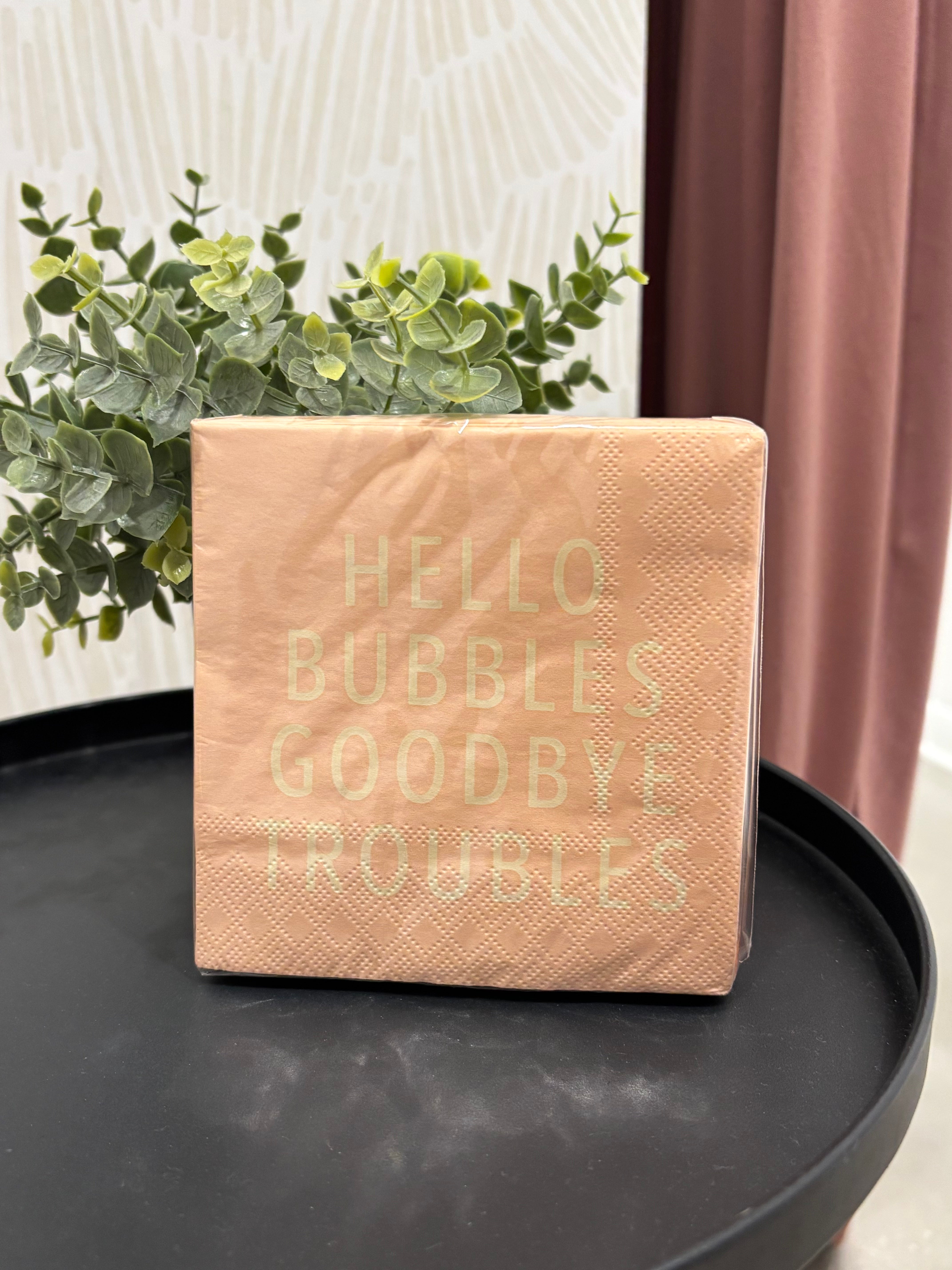 Cocktail Napkins | Hello Bubbles