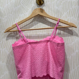 Seamless Lace Bra Pink
