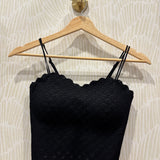 Seamless Lace Bralette | Black