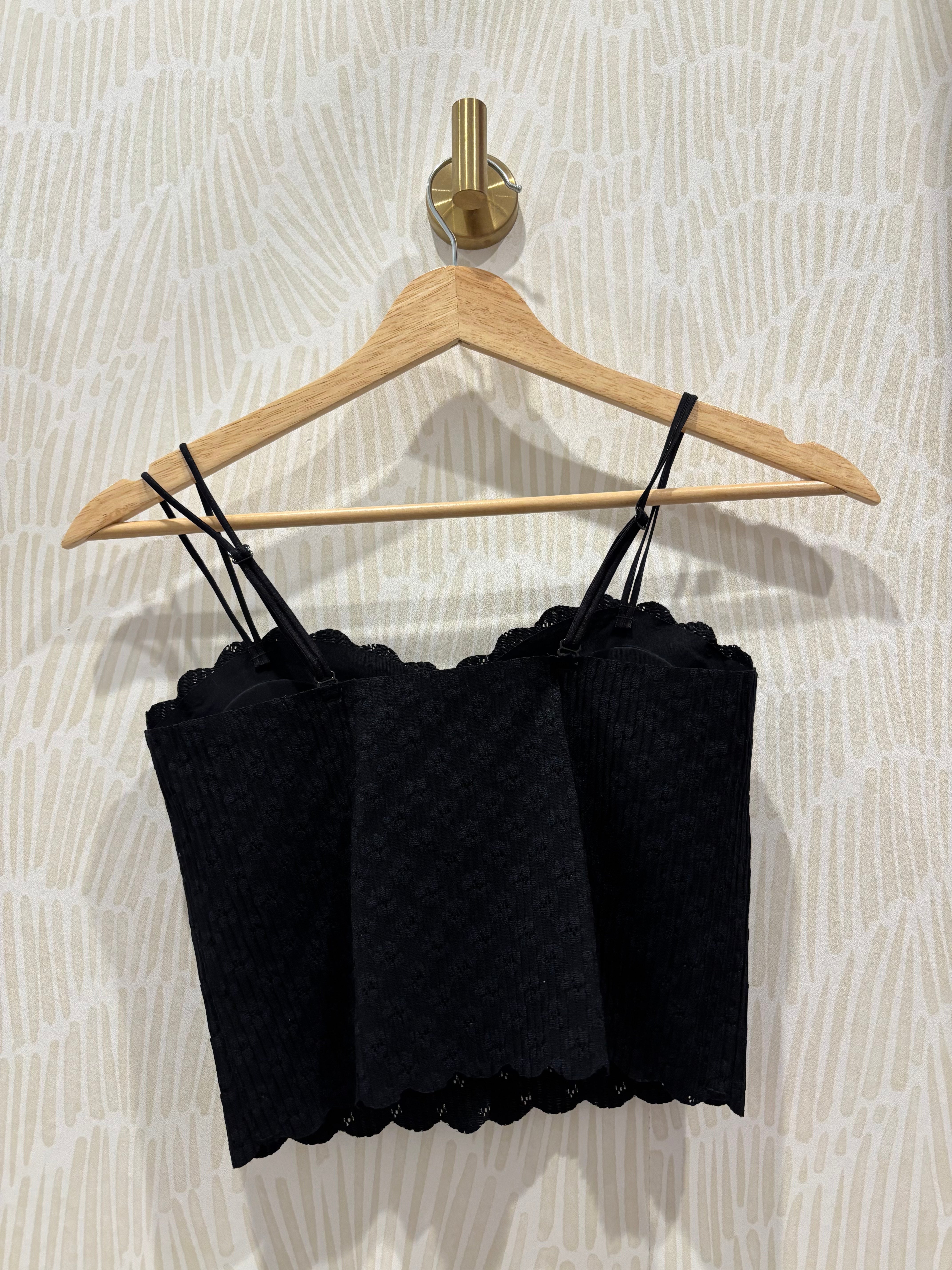 Seamless Lace Bralette | Black
