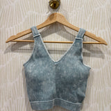 Seamless Bralette | Blue Grey