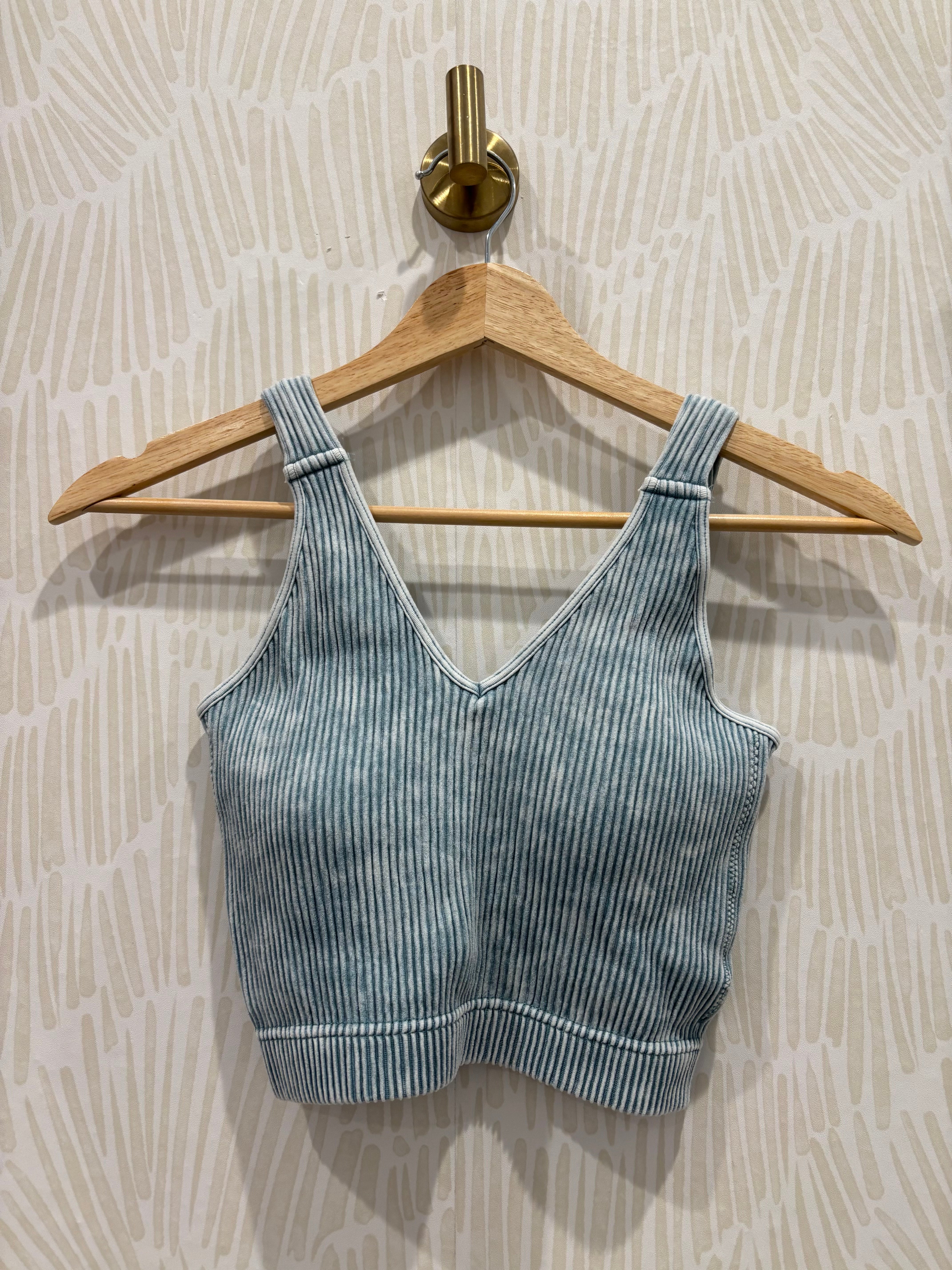 Seamless Bralette | Blue Grey