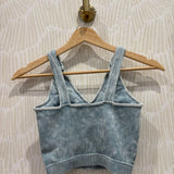 Seamless Bralette | Blue Grey
