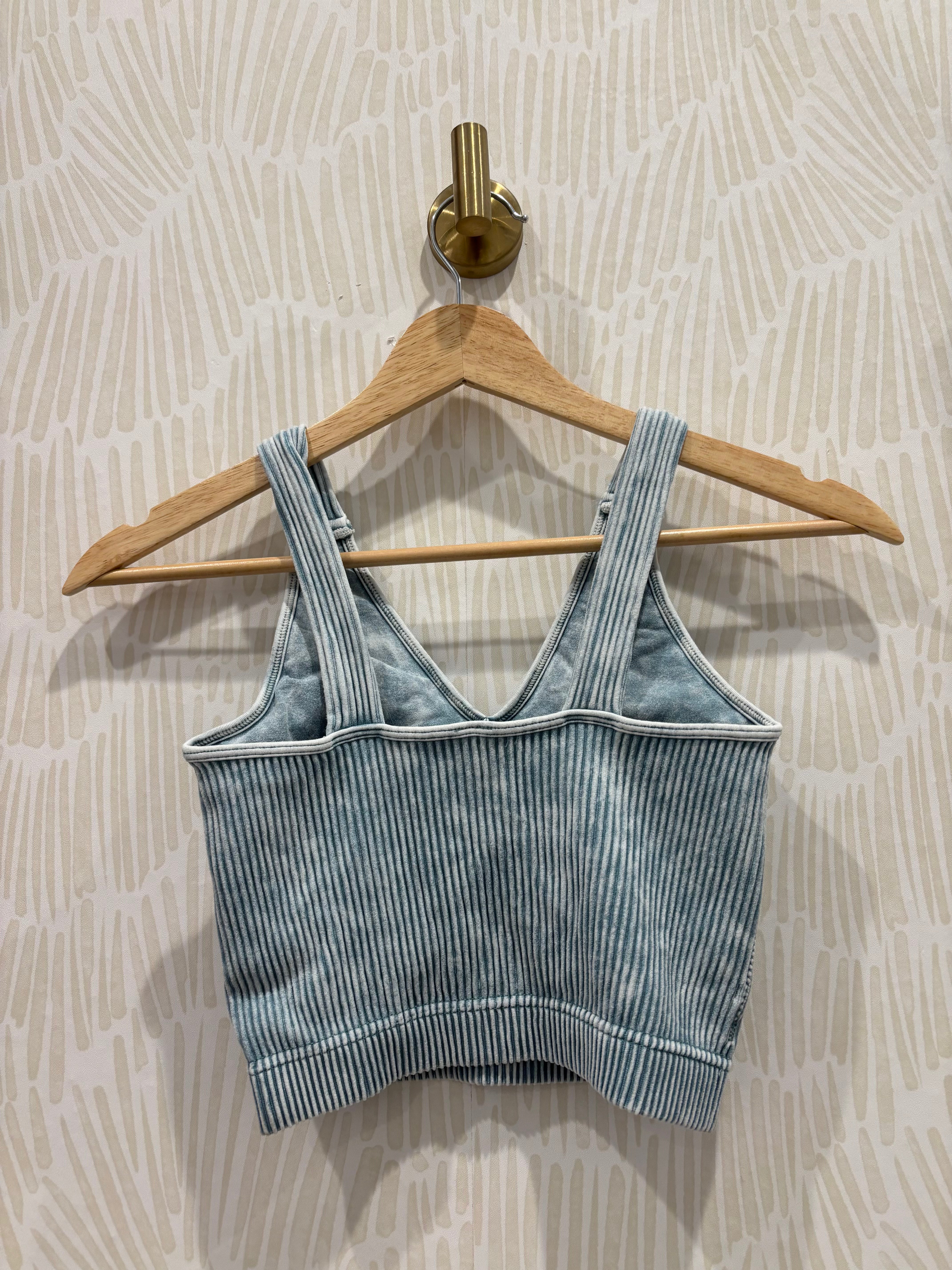Seamless Bralette | Blue Grey