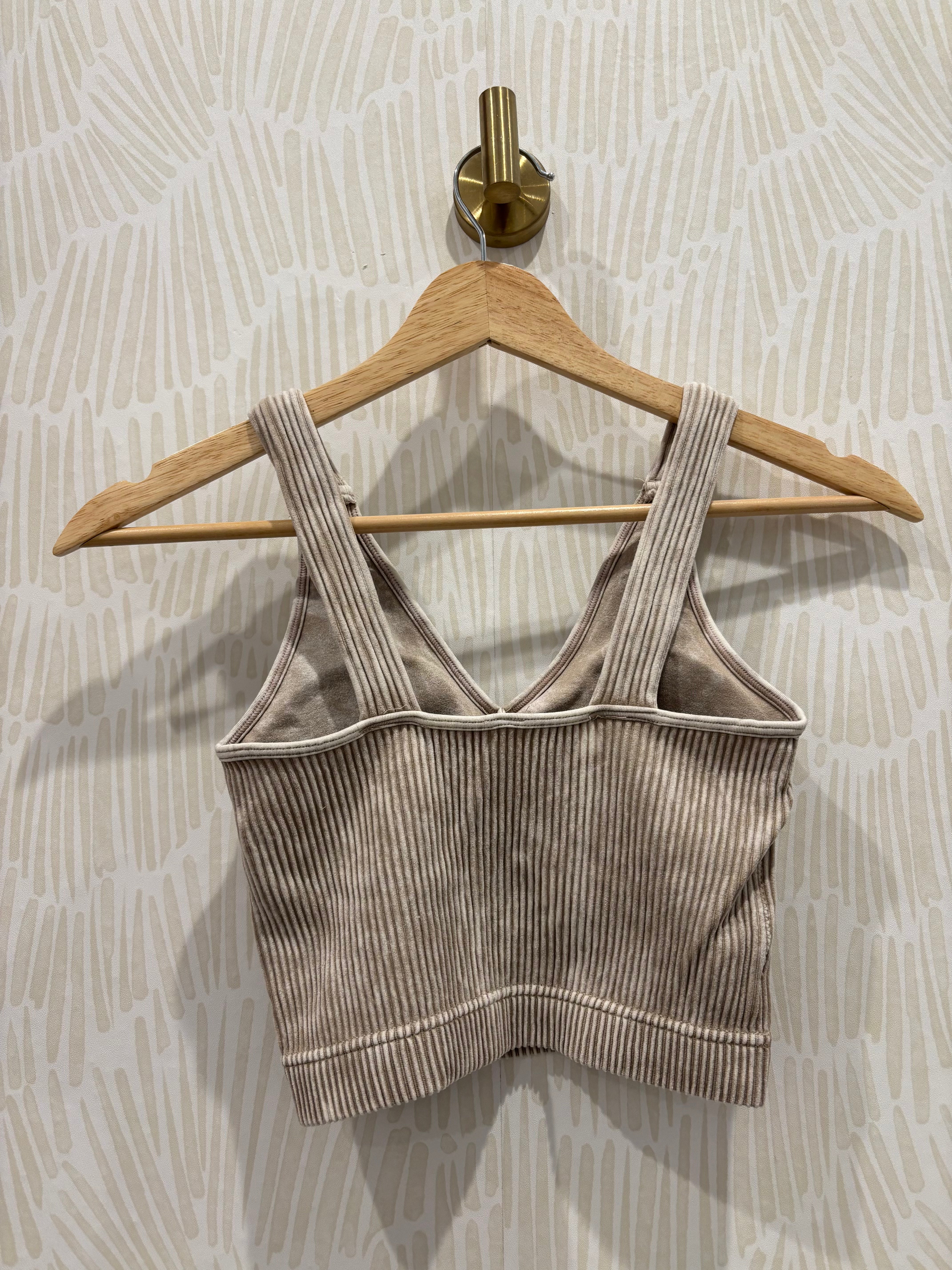 Seamless Bralette | Ash Mocha