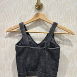 Seamless Bralette | Ash Black