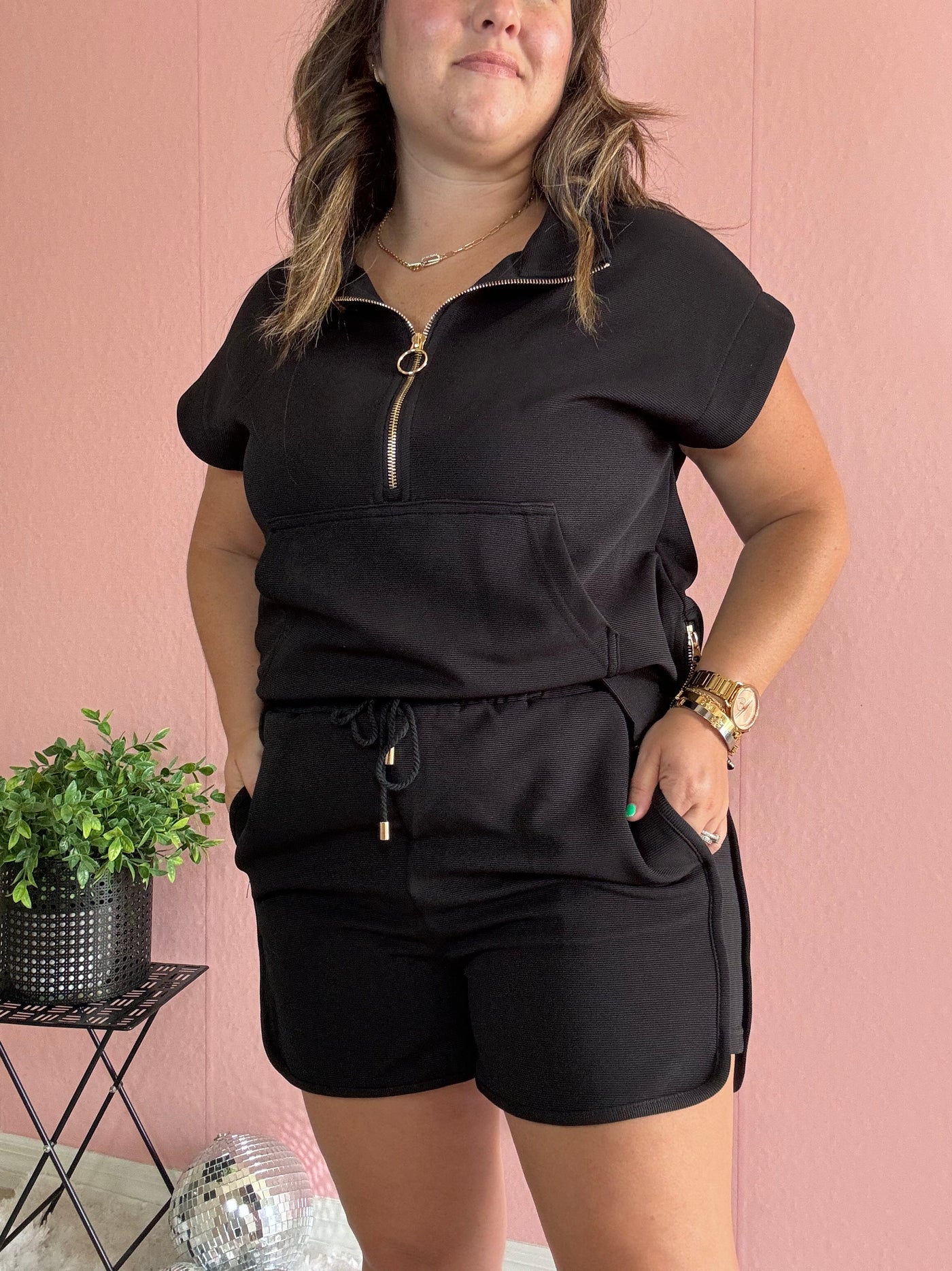 Casual black set