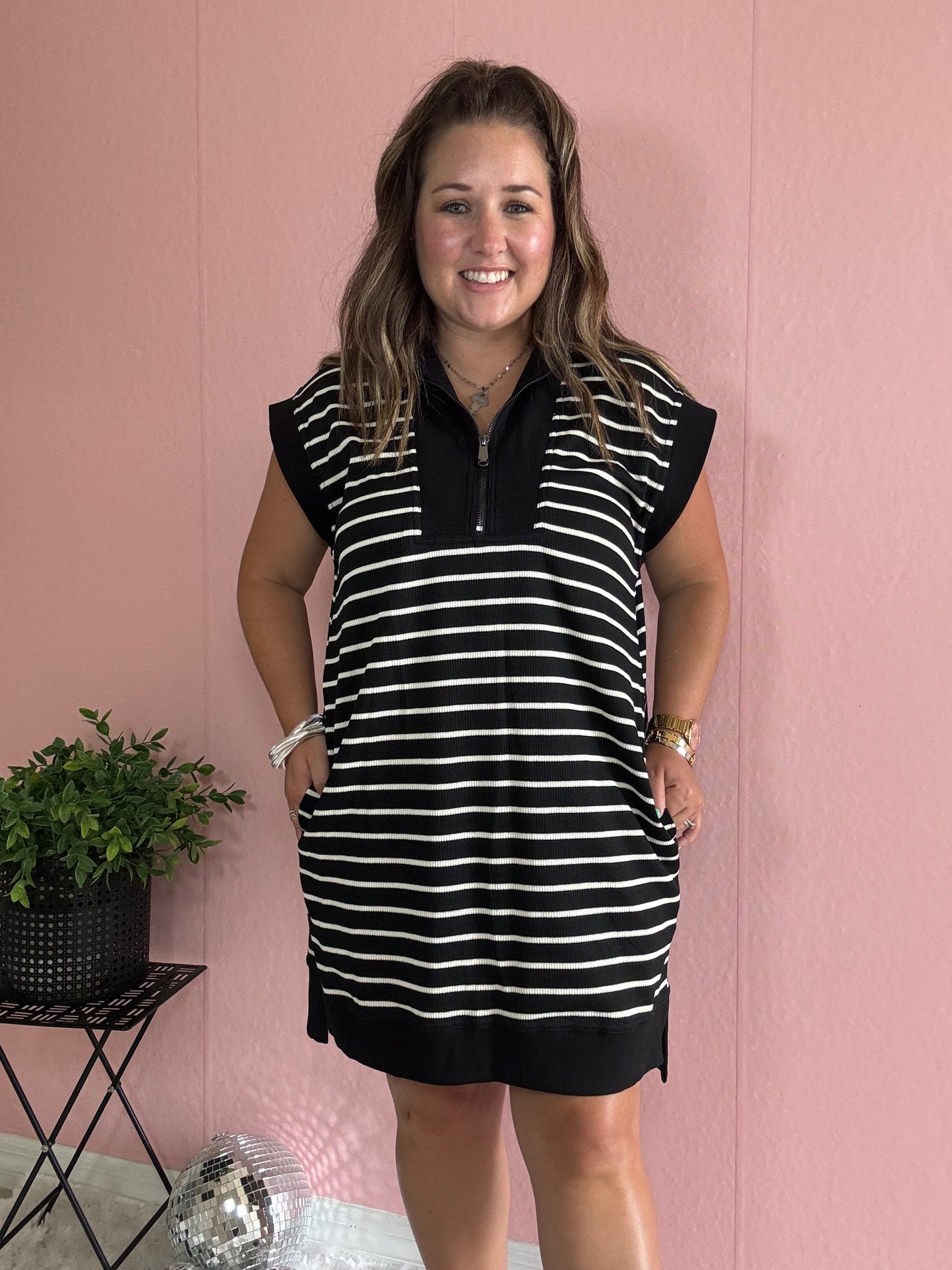 Striped everyday dress