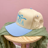 Mama Embroidered Trucker Hat | Blue