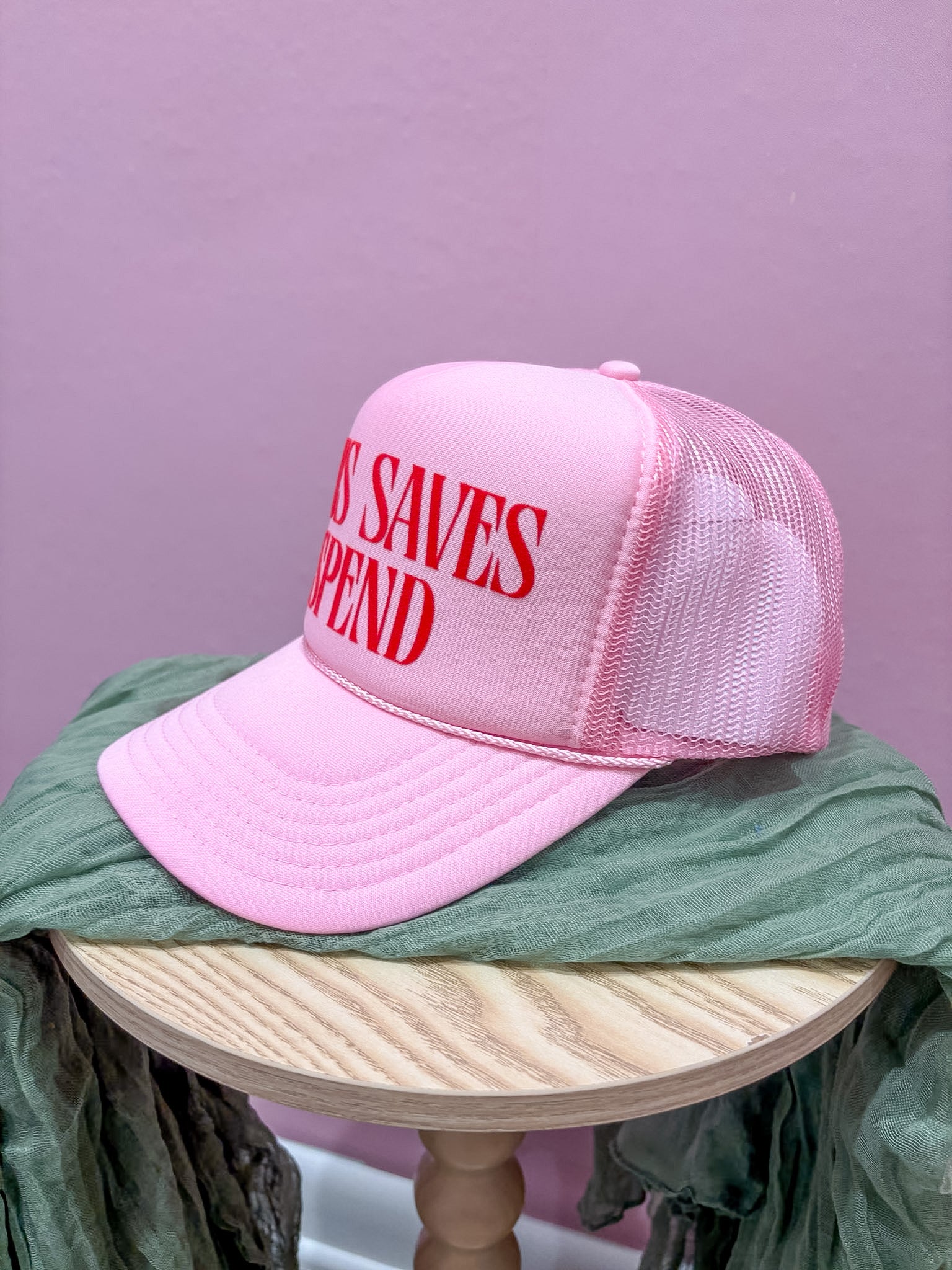 Jesus Saves I Spend Trucker Hat