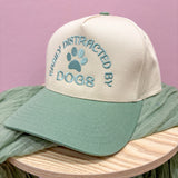 Easily Distracted By Dogs Embroidered Trucker Hat