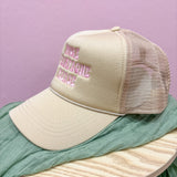 More Champagne Please Embroidered Trucker Hat