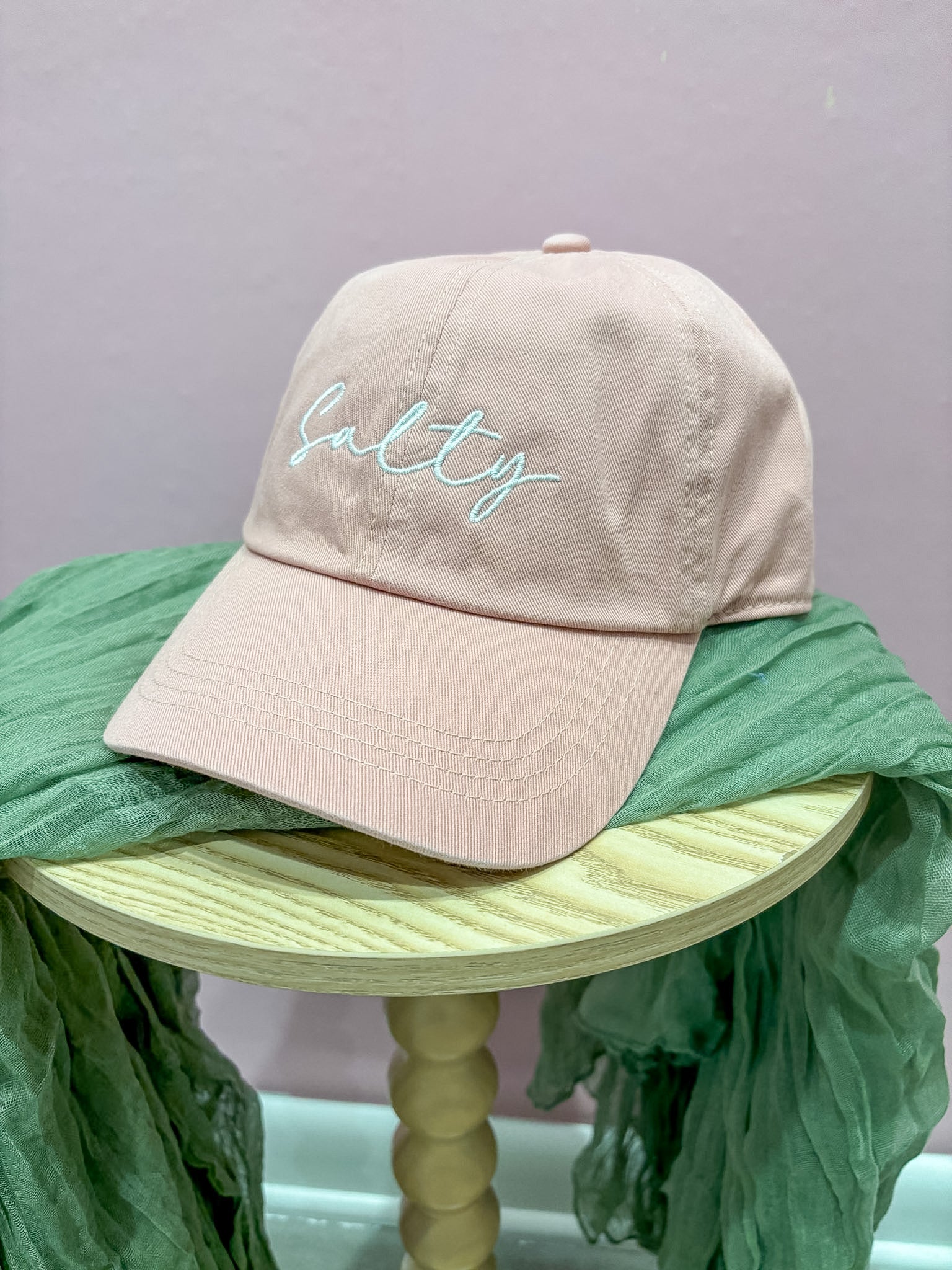 Salty Embroidered Baseball Hat