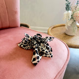 Animal Print Vintage Boho Hair Claw Clip | Off White