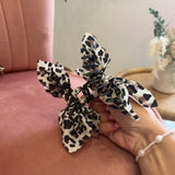 Animal Print Vintage Boho Hair Claw Clip | Off White