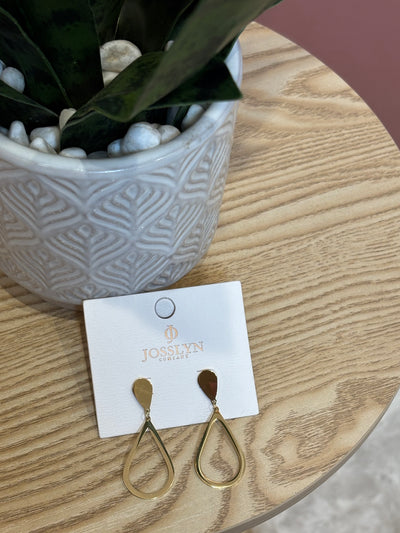 Gold Drop Earring