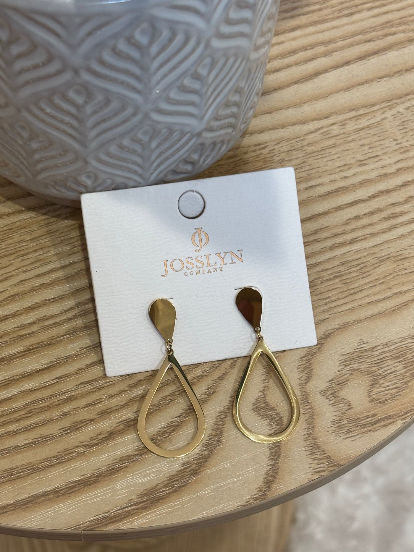 Gold Drop Earring