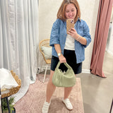Satchel Handbag | Sage Green