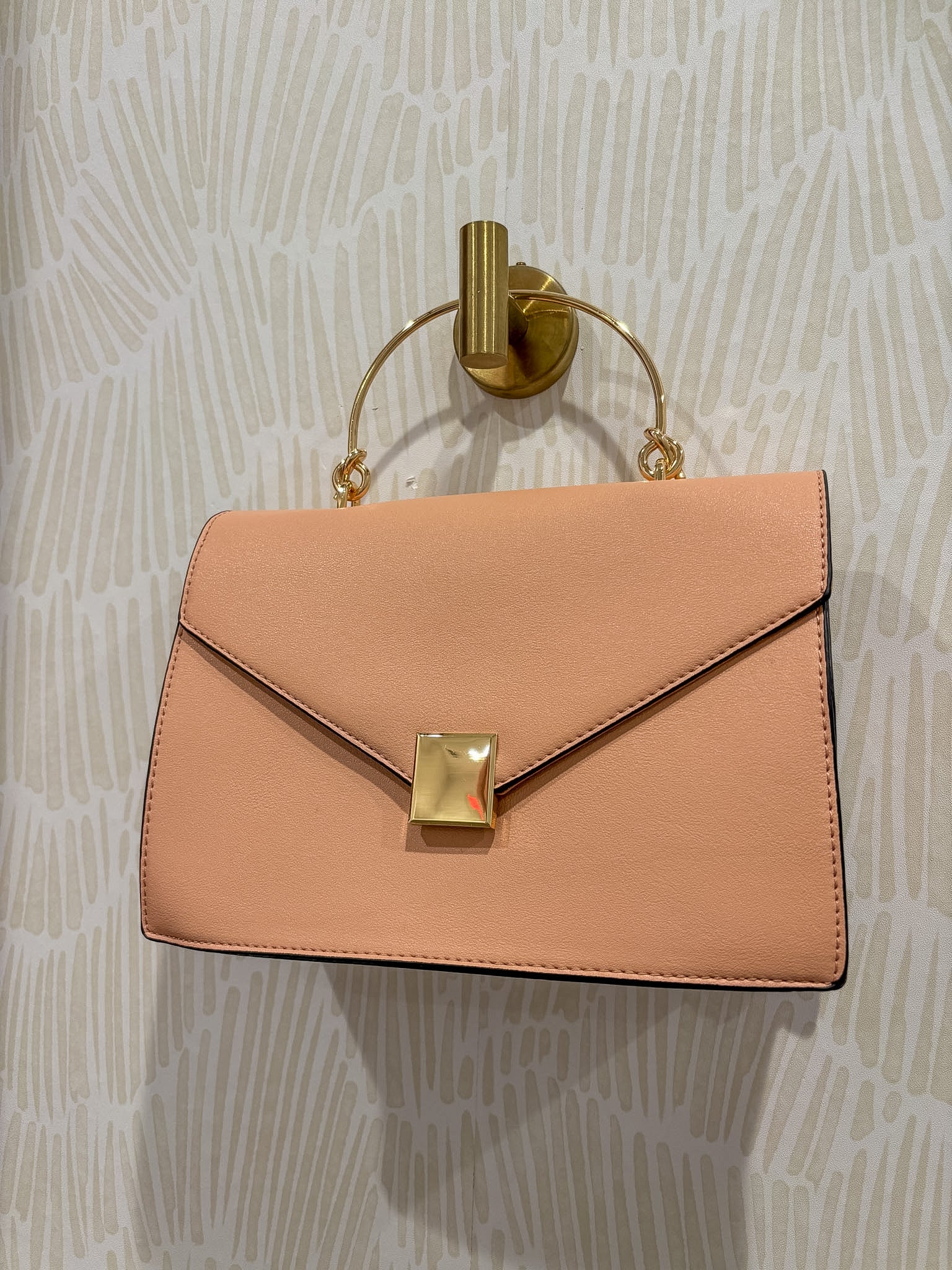 Top Hand Satchel Bag | Blush