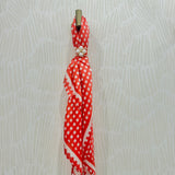 Scarf Holder Slider Ring | Small Pearls