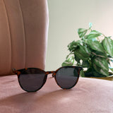 Round Frame Sunglasses | Tortoise Brown