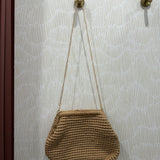 Braided Weave Handbag | Khaki