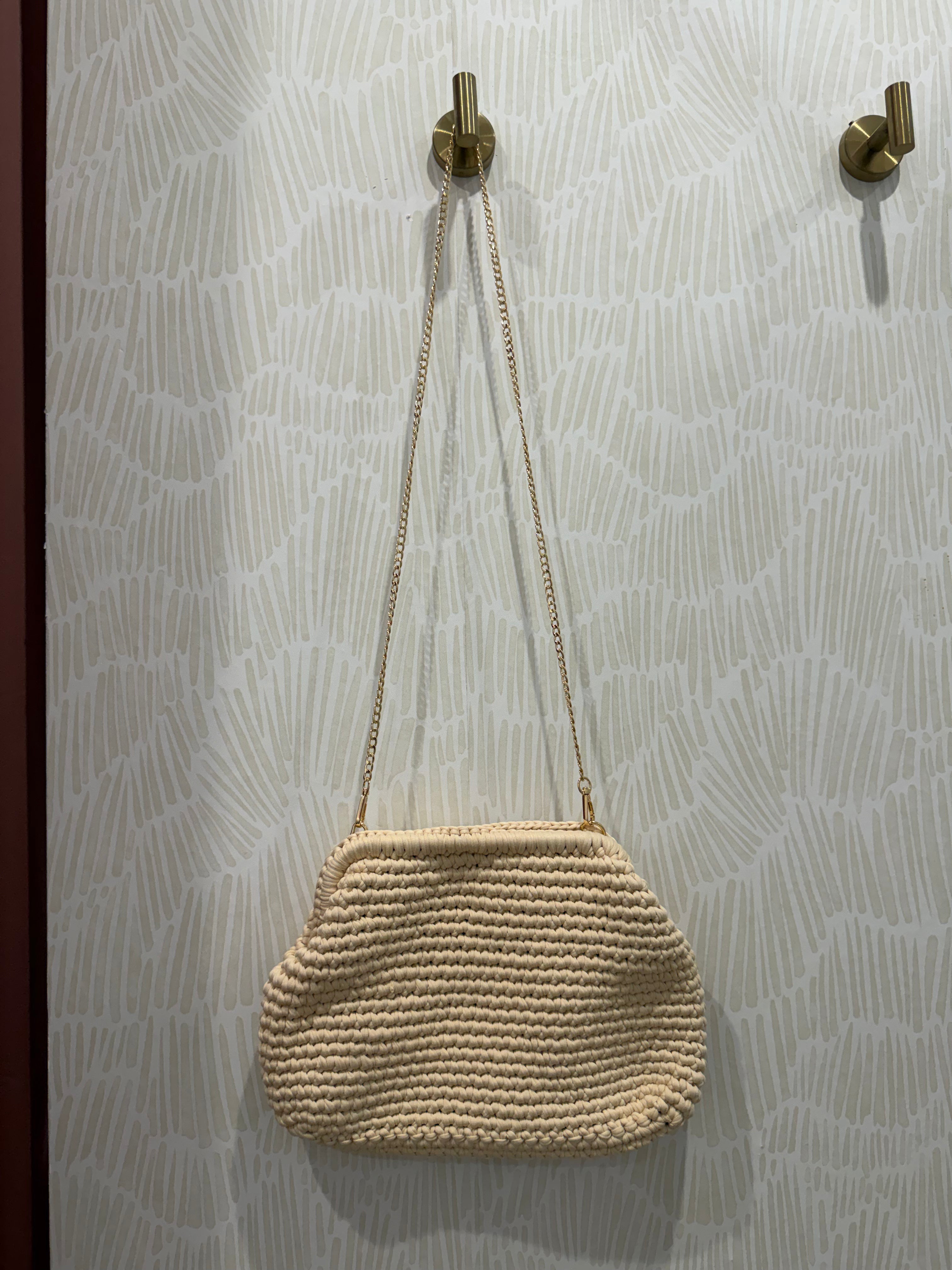 Braided Weave Handbag | Ivory