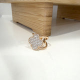 Scarf Holder Slider Ring | Closed Clover