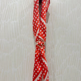 Scarf Holder Slider Ring | Open Clover