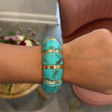 Color-Block Acrylic Bracelet | Turquoise