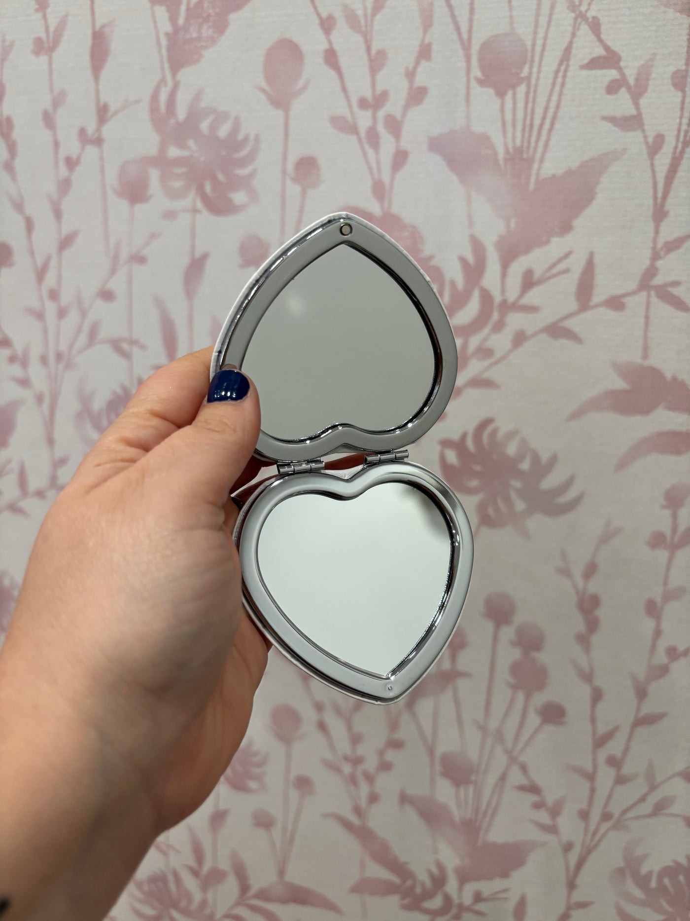 Travel Pocket Compact Handheld Mirror | Big Cherry