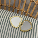 Compact Floral Mirror | Pink