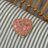 Compact Floral Mirror | Pink