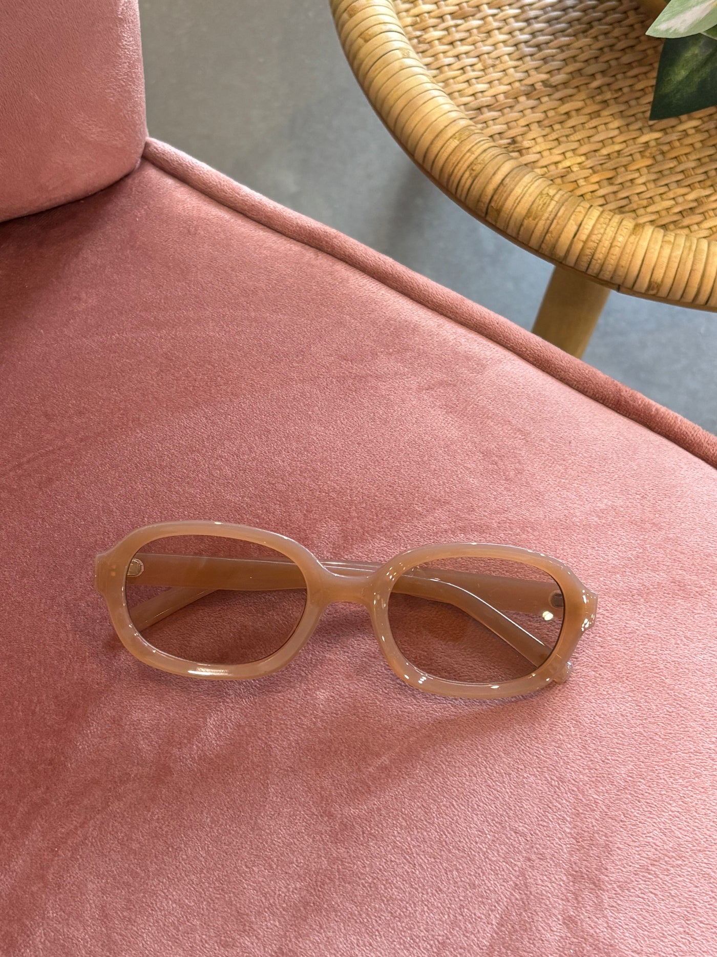 Retro Frame Sunglasses | Brown (Brown Lenses)