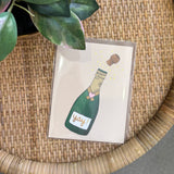 Champagne Yay Congratulations Greeting Card
