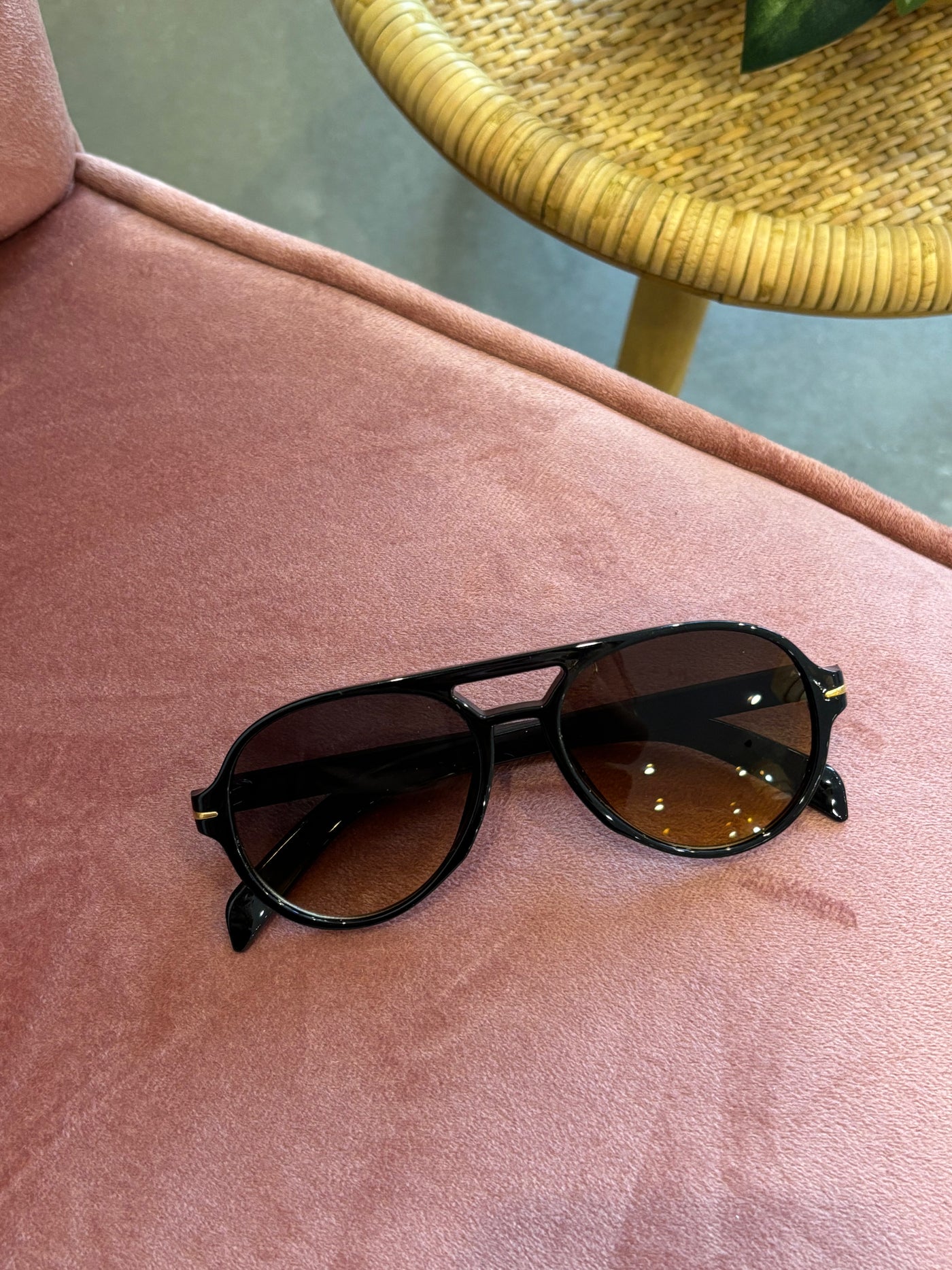 Aviation Sunglasses | Black (Black Lenses)