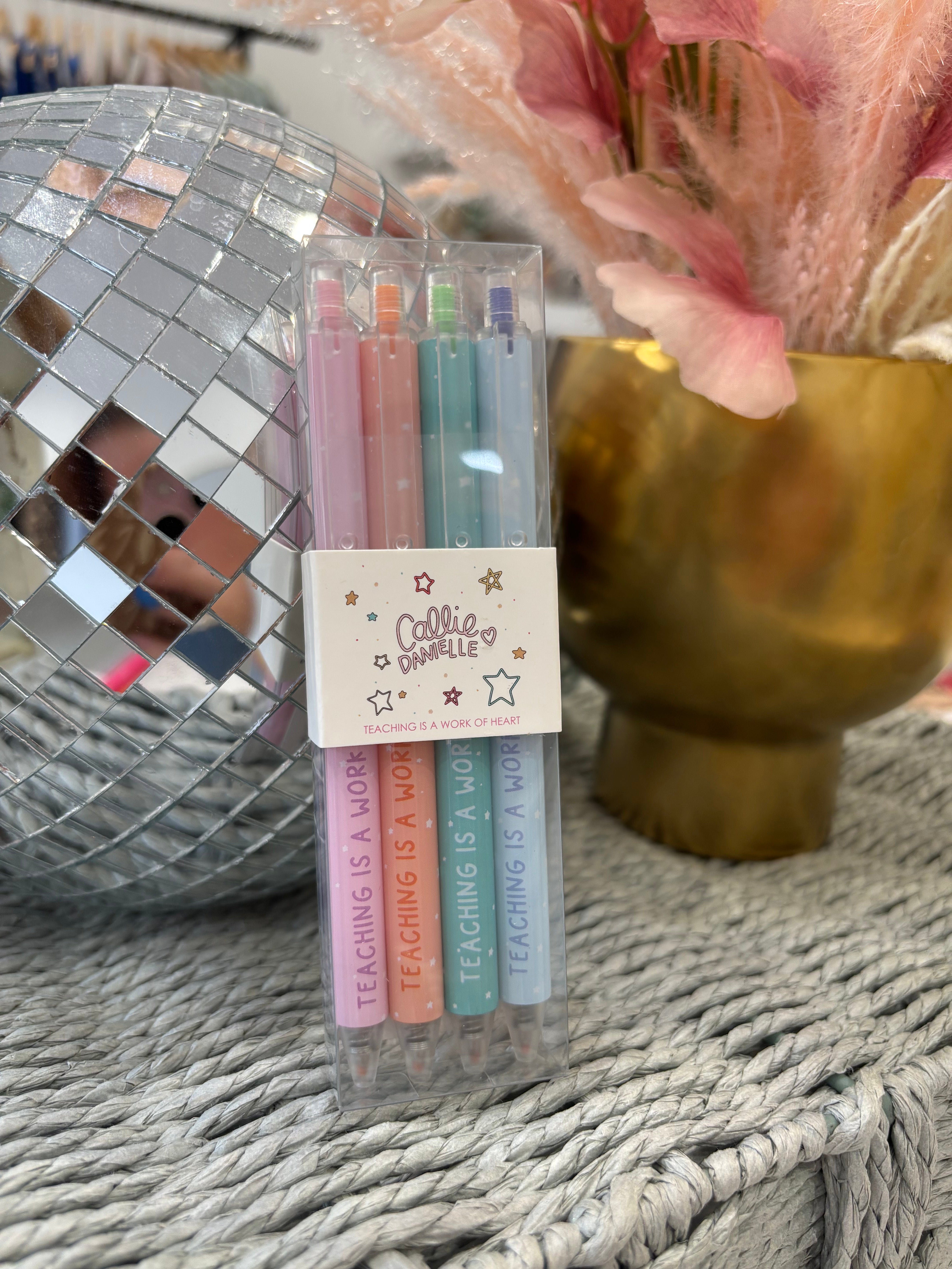 Teaching Is A Work of Heart Pen Set